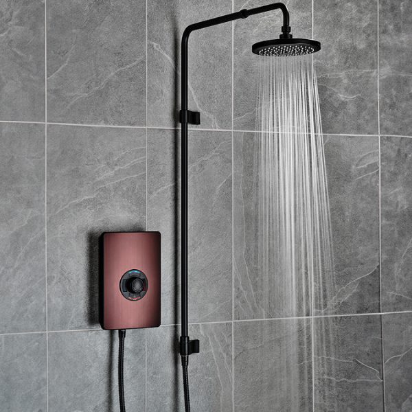 Triton Aspirante UNIQ 9.5kw Electric Shower   Dark Bronze Effect - Image 4