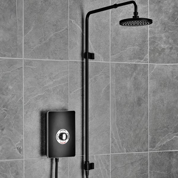 Triton Aspirante UNIQ 9.5kw Electric Shower   Matt Black - Image 4