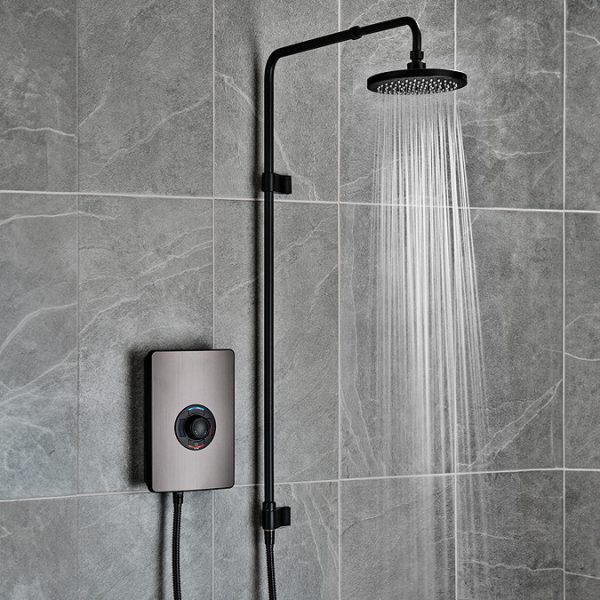 Triton Aspirante UNIQ 9.5kw Electric Shower   Pewter - Image 3