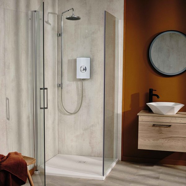 Triton Aspirante UNIQ 9.5kw Electric Shower   Brushed Steel - Image 9