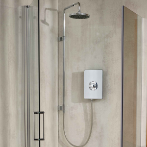 Triton Aspirante UNIQ 9.5kw Electric Shower   Brushed Steel