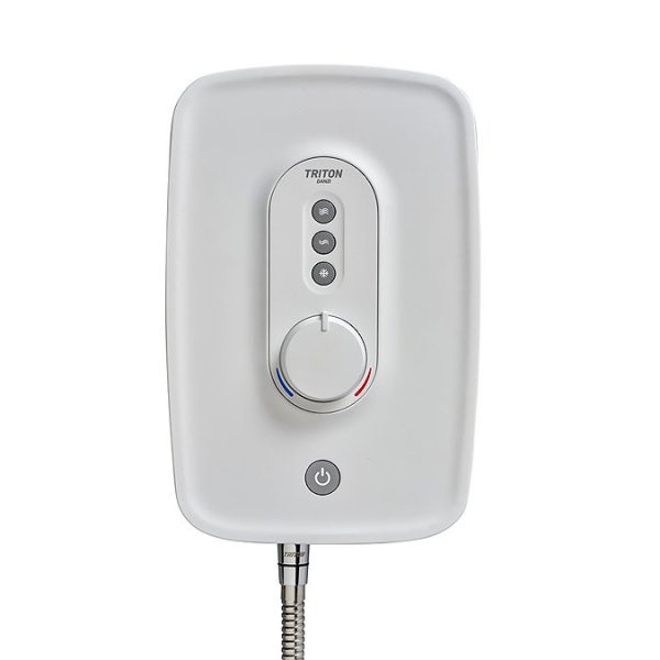 Triton Danzi DuElec 9.5kw Electric Shower   White - Image 3