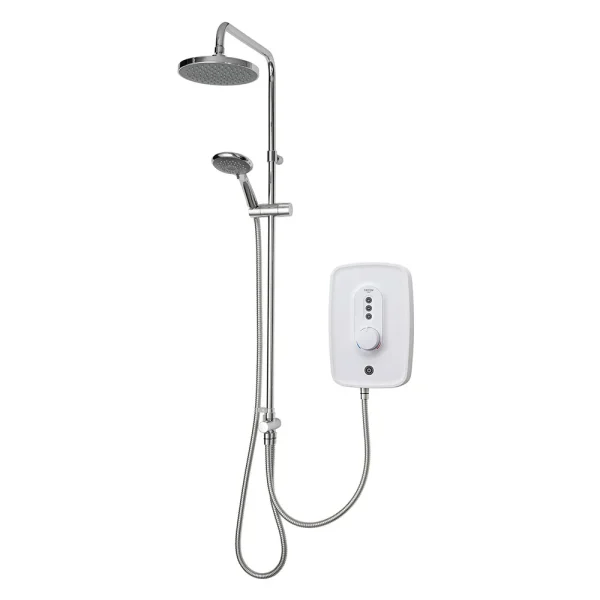 Triton Danzi DuElec 9.5kw Electric Shower   White