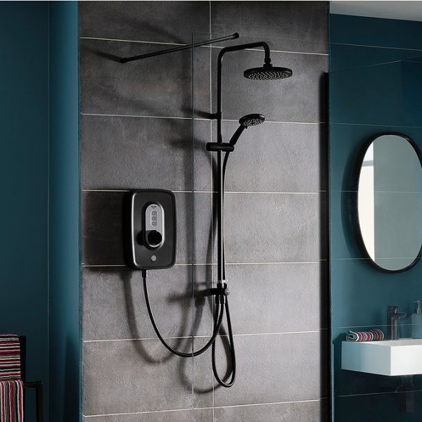 Triton Danzi DuElec 9.5kw Electric Shower   Black - Image 7