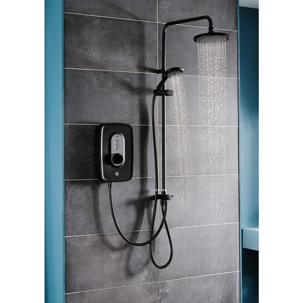 Triton Danzi DuElec 9.5kw Electric Shower   Black - Image 2
