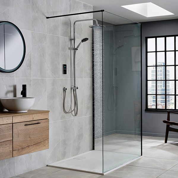 Triton ENVi 9.0KW DuElec Digital Electric Shower Kit   Silver - Image 6