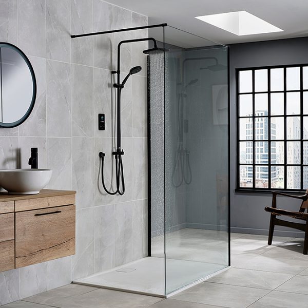 Triton ENVi 9.0KW DuElec Electric Shower Kit   Black - Image 5