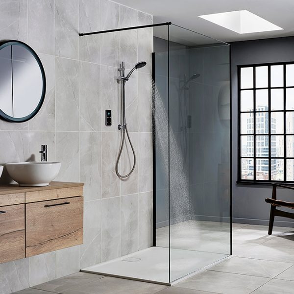 Triton ENVi 9.0KW Electric Shower with Inline Wall Fed Shower Kit   Silver - Image 4