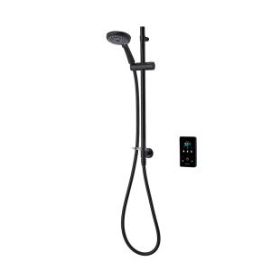 Triton ENVi 9.0KW Electric Shower with Inline Wall Fed Shower Kit   Black