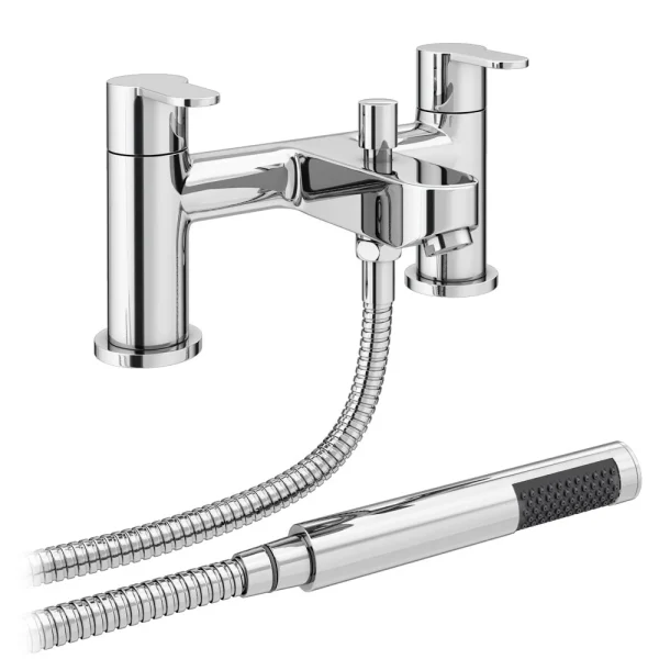 Gio Modern Bath Shower Mixer Taps   Chrome
