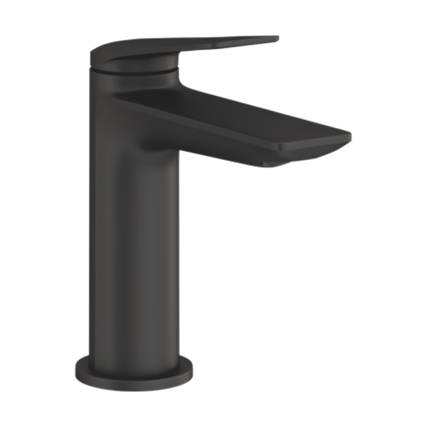 Britton Bathrooms Greenwich Matt Black Mono Basin Mixer