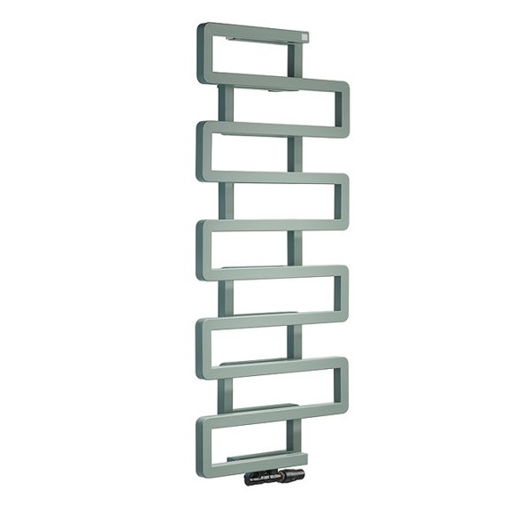 Terma Bookie Anodic Malachite Green Heated Towel Rail 1155 x 500mm - Image 9