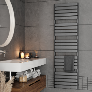 Terma Warp T One Salt n Pepper Electric Towel Rail 500 x 1695mm