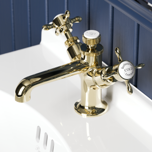 Burlington Guild Mono Basin Mixer   Gold
