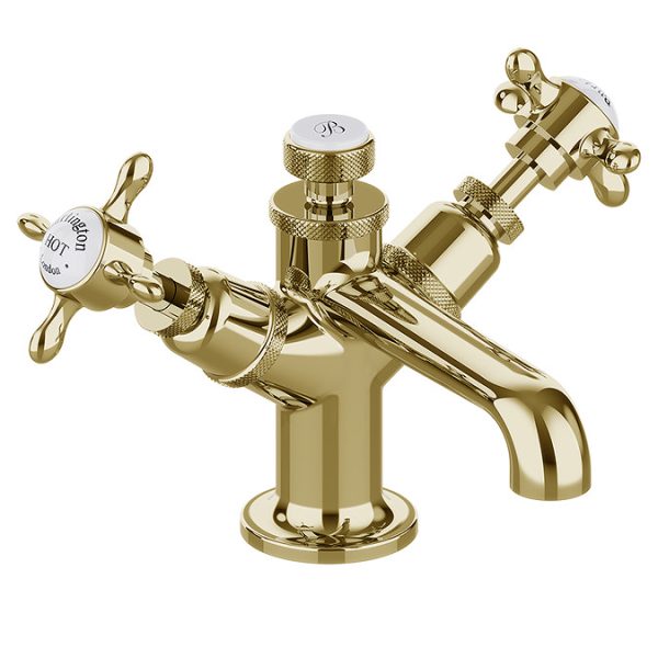 Burlington Guild Mono Basin Mixer   Gold - Image 2