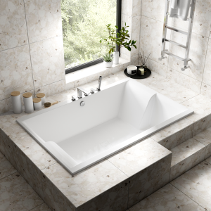Harmony 1800 x 1200 Large Super Deep Two Person Inset Bath