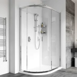 Roman   Haven8 Two Door Offset Quadrant Shower Enclosure   Various Size Options
