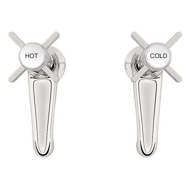 Orchard Dulwich Bath Pillar Taps   Chrome - Image 7