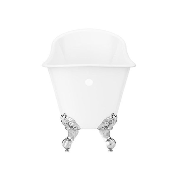 Harlow 1610 x 705mm Slipper Bath + Chrome Leg Set - Image 6
