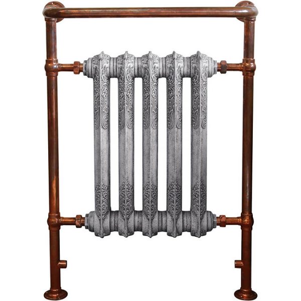 Helmsley Traditional Copper 960 x 675mm Heated Towel Radiator - Image 3
