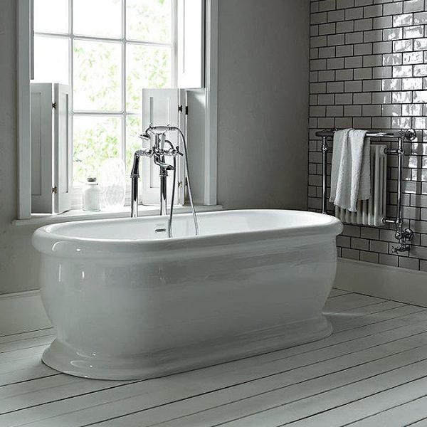 Heritage New Victoria Double Ended Roll Top Bath (1745x790mm) - Image 2