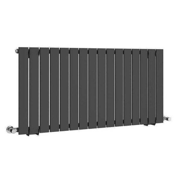 Urban Horizontal Radiator   Matt Black   Single Panel (600mm High) 1216mm Wide - Image 4