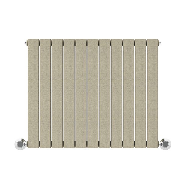 Urban Horizontal Radiator   Taupe Speckled Stone Effect   Double Panel (600x836mm) - Image 4