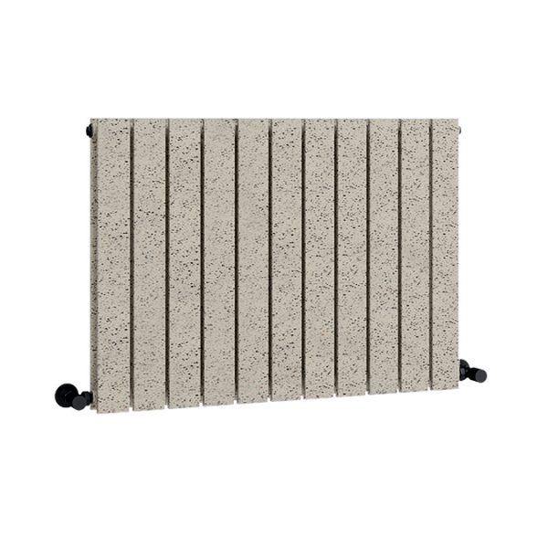 Urban Horizontal Radiator   Taupe Speckled Stone Effect   Double Panel (600x836mm) - Image 2