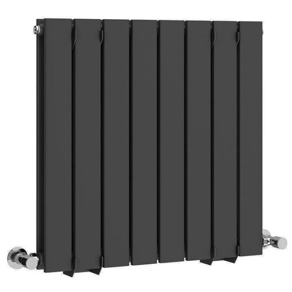 Urban Horizontal Radiator   Matt Black   Double Panel (600mm High) 608mm Wide - Image 4
