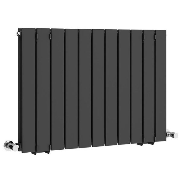 Urban Horizontal Radiator   Matt Black   Double Panel (600mm High) 836mm Wide - Image 4