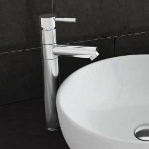 Swift High Rise Mono Basin Mixer Tap   Chrome