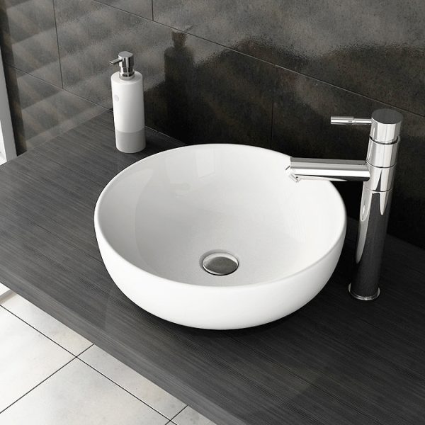 Swift High Rise Mono Basin Mixer Tap   Chrome - Image 2