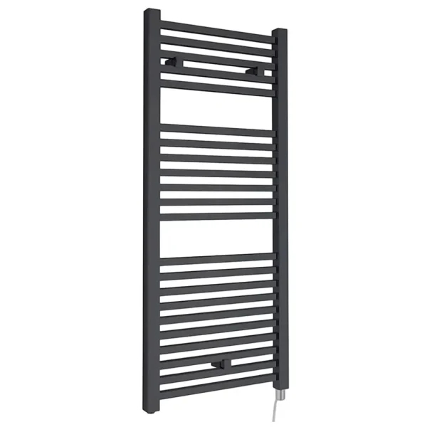 Hudson Reed 1110 x 500mm Electric Square Heated Towel Rail   Anthracite
