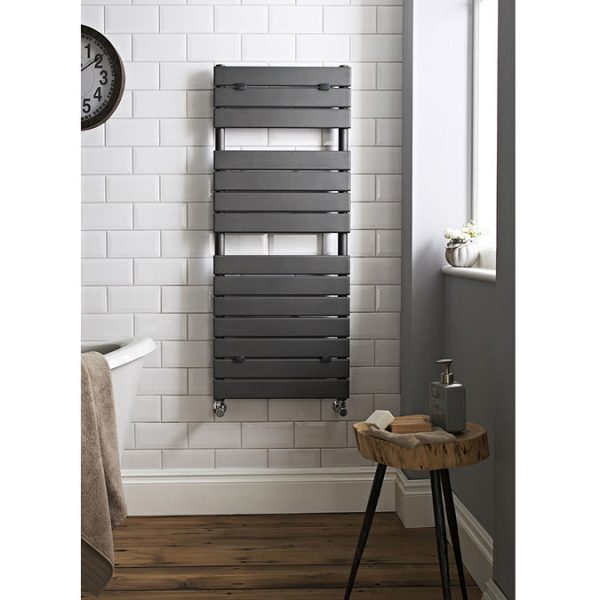 Hudson Reed Flat Panel Designer Radiator 1213 x 500mm   Anthracite - Image 3