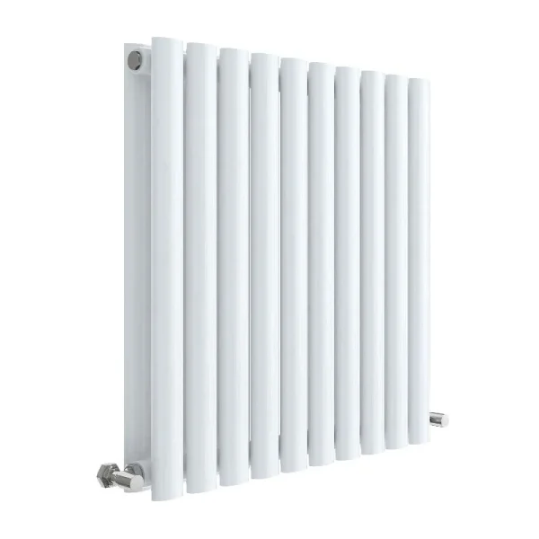 Hudson Reed Revive 600 x 586mm Horizontal Double Panel Radiator   Gloss White