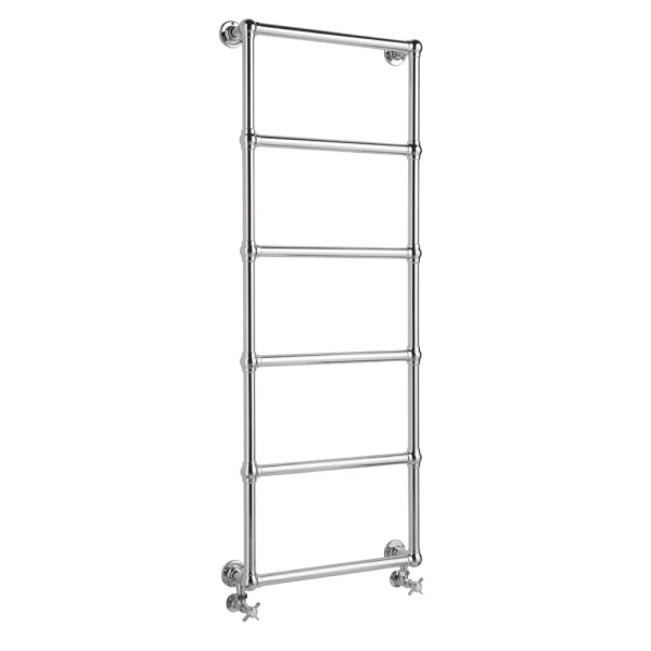 Hudson Reed Countess Wall Mounted Towel Rail 1550 x 600mm   Chrome