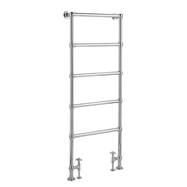 Hudson Reed Countess Floor Mounted Towel Rail 1550 x 600mm   Chrome