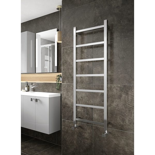 Hudson Reed Eton Designer Radiator 1200 x 450mm   Chrome - Image 2