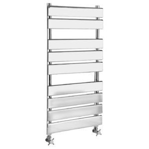 Hudson Reed   Piazza 9 Bar Heated Towel Rail 500 x 950mm   Chrome