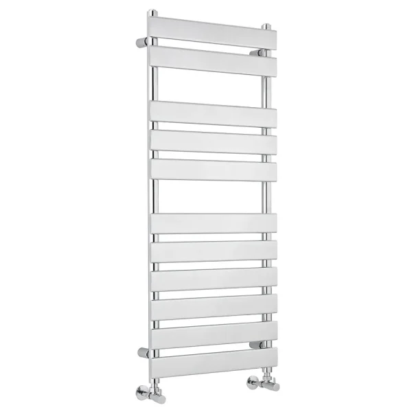 Hudson Reed Piazza 11 Bar Heated Towel Rail 1200 x 500mm   Chrome