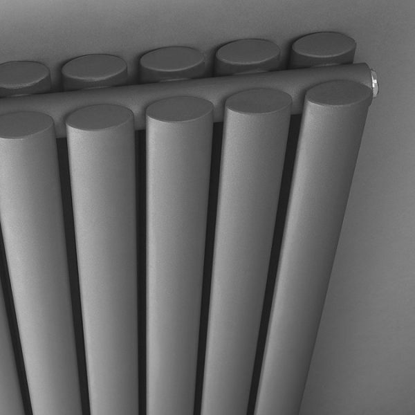 Hudson Reed Revive 600 x 992mm Horizontal Double Panel Radiator   Anthracite - Image 2