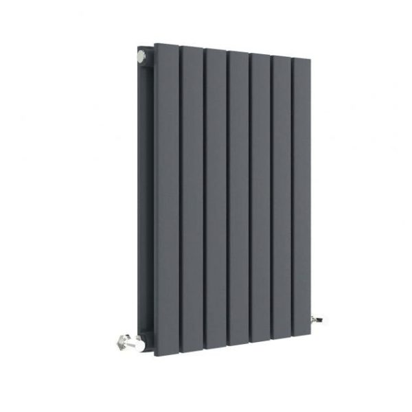 Hudson Reed Sloane 600 x 412mm Horizontal Double Panel Radiator   Anthracite