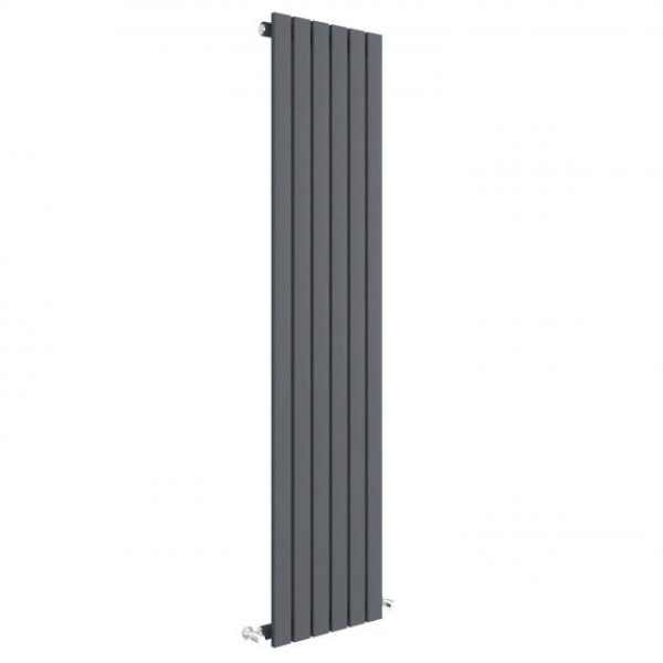 Hudson Reed Sloane Single Panel Designer Radiator 1500 x 354mm   Anthracite