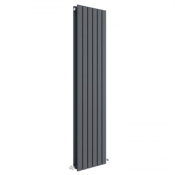Hudson Reed Sloane Double Panel Designer Radiator 1500 x 354mm   Anthracite
