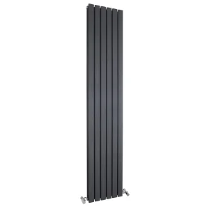 Hudson Reed Sloane Double Panel Designer Radiator 1800 x 354mm   Anthracite