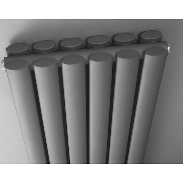 Hudson Reed Revive Double Panel Designer Radiator 1800 x 354mm   Anthracite - Image 2