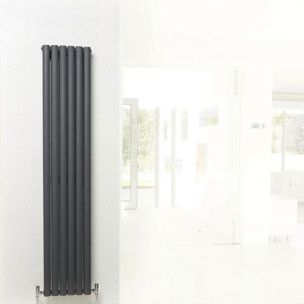 Hudson Reed Revive Double Panel Designer Radiator 1500 x 354mm   Anthracite - Image 2