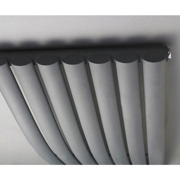 Hudson Reed Revive Wave 1785 X 413mm Designer Radiator Anthracite - Image 3