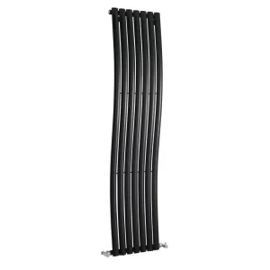 Hudson Reed Revive Wave 1785 X 413mm Designer Radiator Anthracite