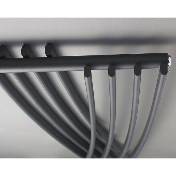 Hudson Reed Xcite 1775 x 450mm Designer Radiator   Anthracite - Image 3